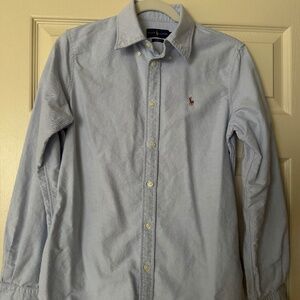 Polo Ralph Lauren Slim Fit Oxford Shirt_Light Blue
